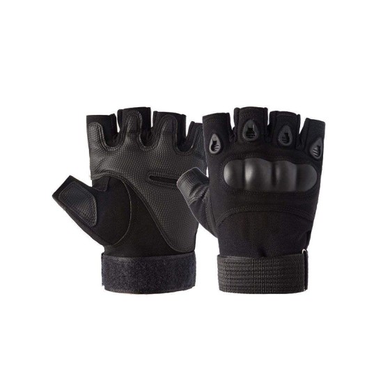 Outdoor tactical half-finger gloves