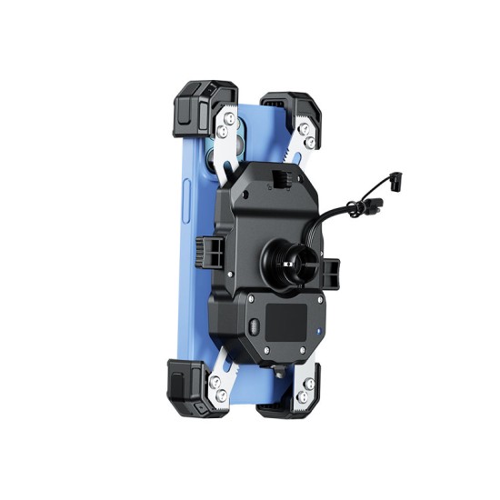 Wireless fast charging motorcycle phone holder