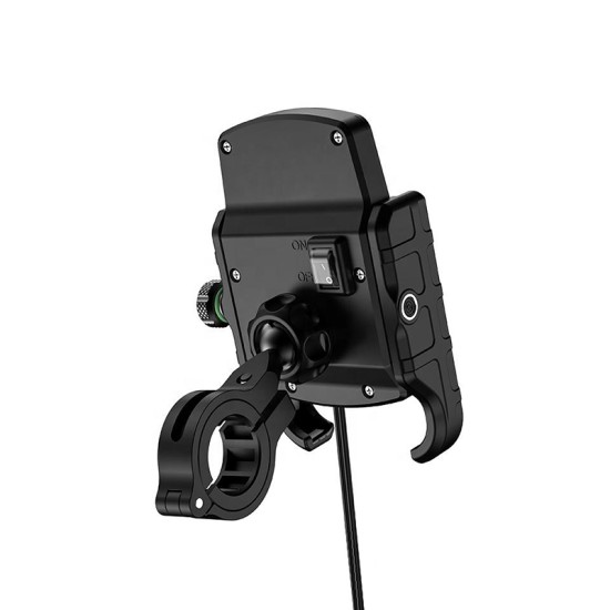 Waterproof wireless charger phone holder