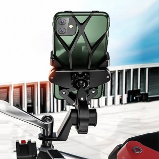 Universal mobile phone holder for motorcycle and bicycle
