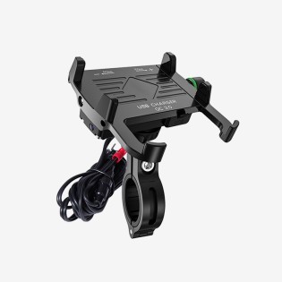 Aluminum motorcycle bicycle phone holder