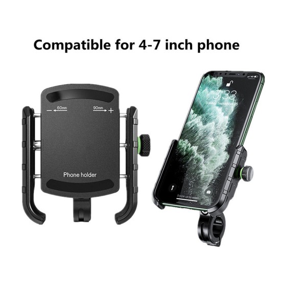 Universal waterproof bicycle and motorcycle phone holder