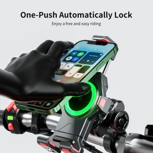 Shockproof motorcycle phone holder
