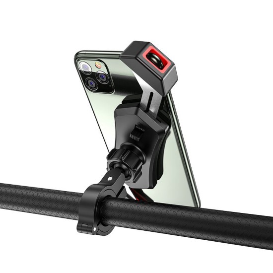 Universal bicycle and motorcycle handlebar phone holder