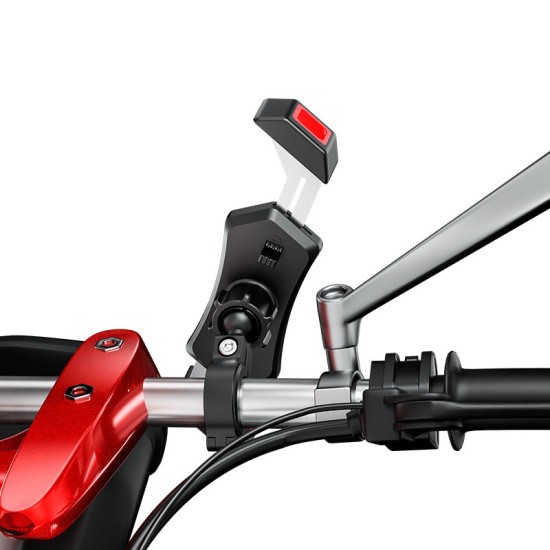 Universal bicycle and motorcycle handlebar phone holder