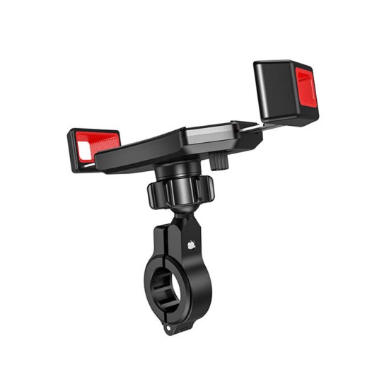 Universal bicycle and motorcycle handlebar phone holder