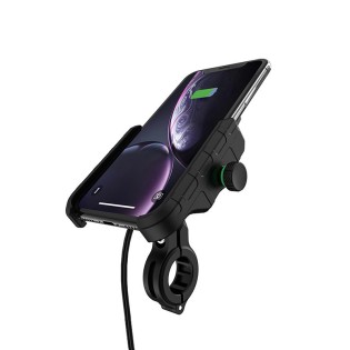 Multifunctional aluminum alloy car phone holder