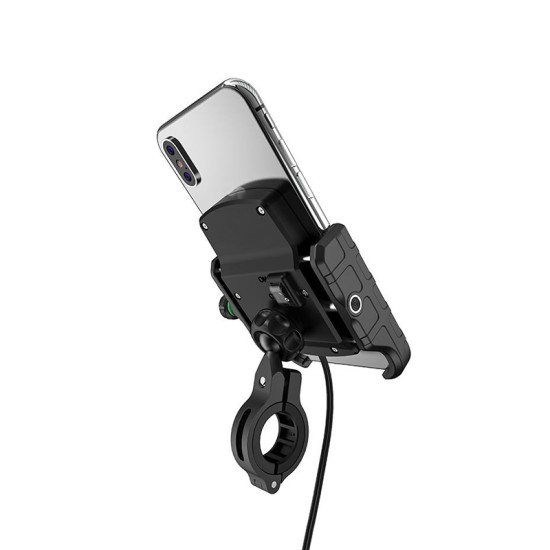 Multifunctional aluminum alloy car phone holder