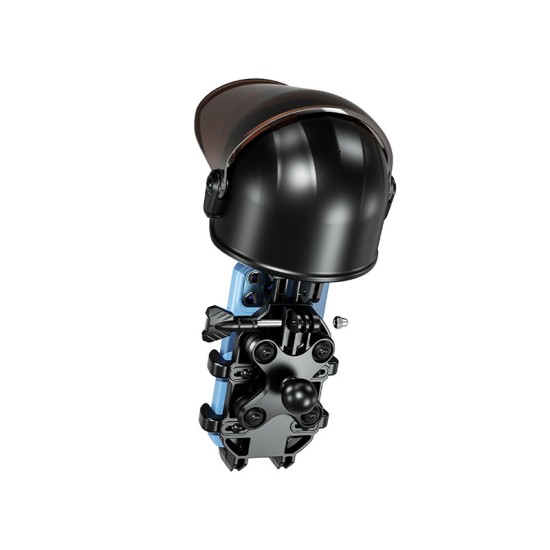 Waterproof phone holder with sunshade and sun hat
