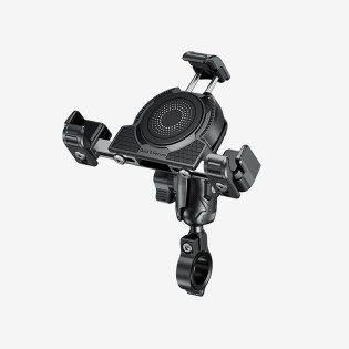 Universal anti-vibration rotating mobile phone holder